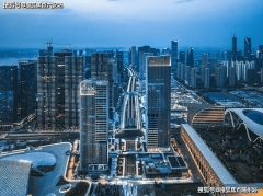 钱江新城的摩天建建群鳞次栉